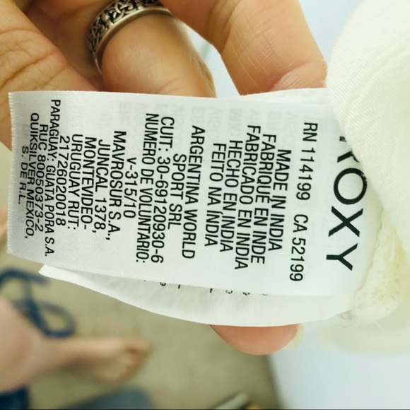 Roxy flowy tank in white - Picture 9 of 9